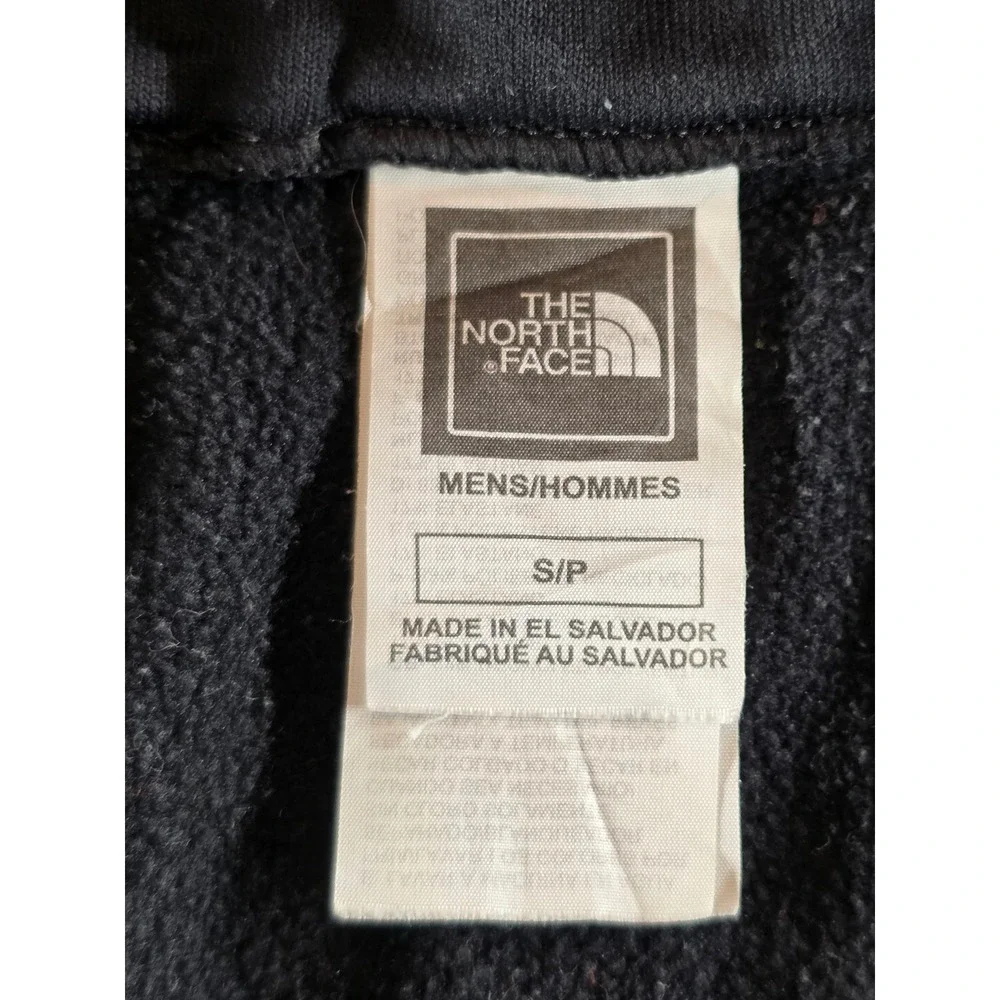 The North Face Mens Black Quarter Zip Pullover Long Sleeve Active Top Size Small